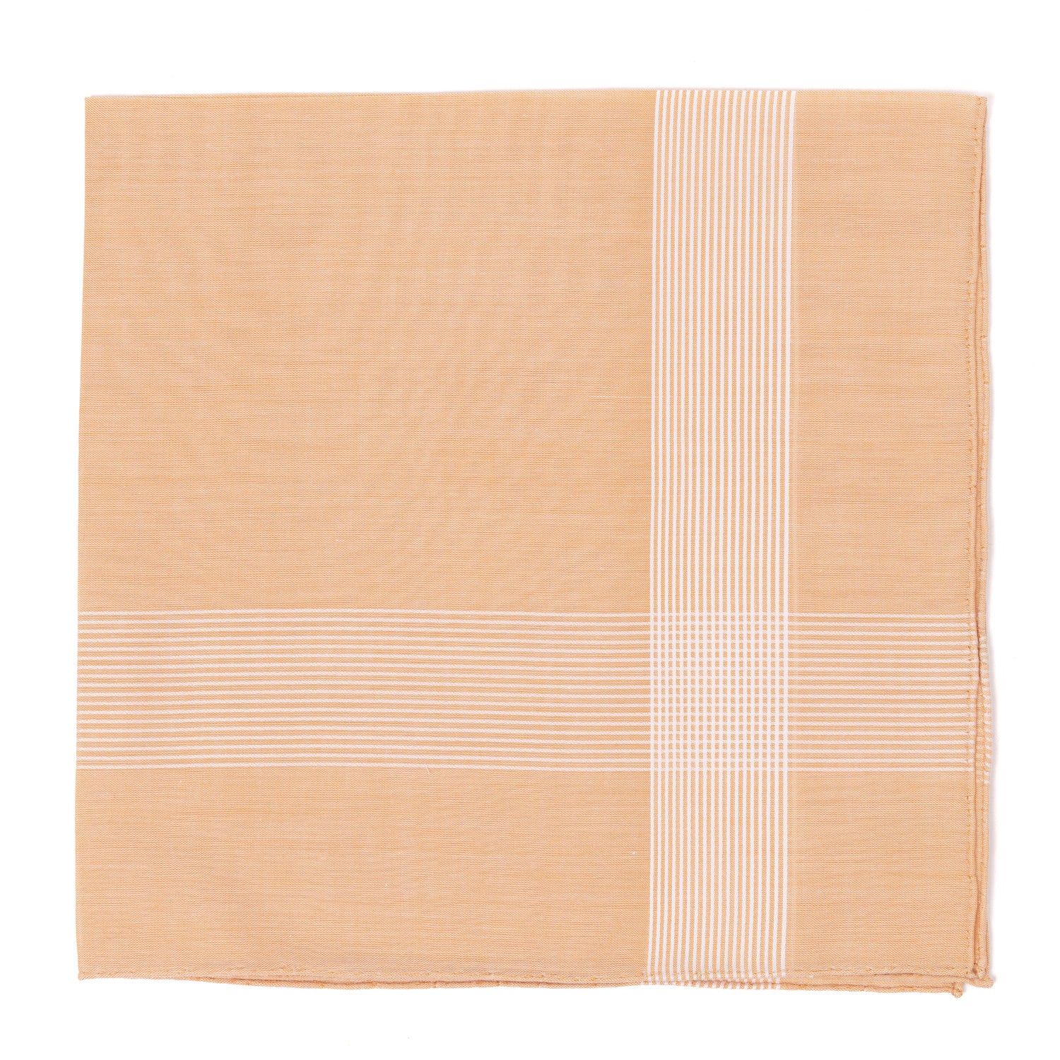 Taschentuch "Grand Classe" aus reiner Baumwolle - Handrolliert